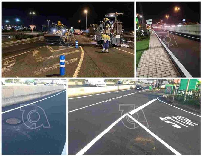 El tramo de obra ya asfaltado/TA.